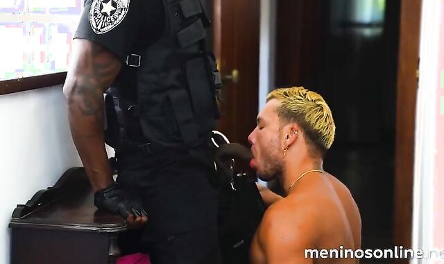 Playing With The Cop’s ramrod