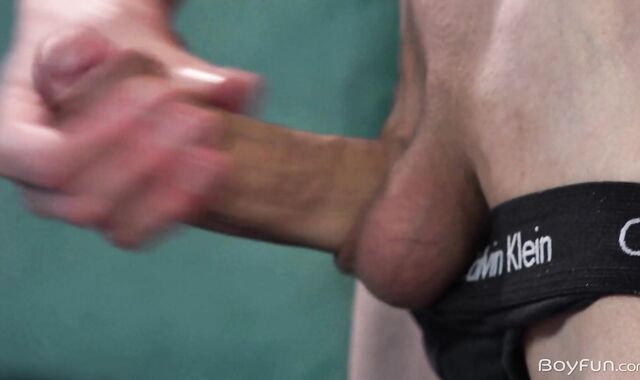 BoyFun - Latino Sly Conan in the underwear jizm-shot indoor