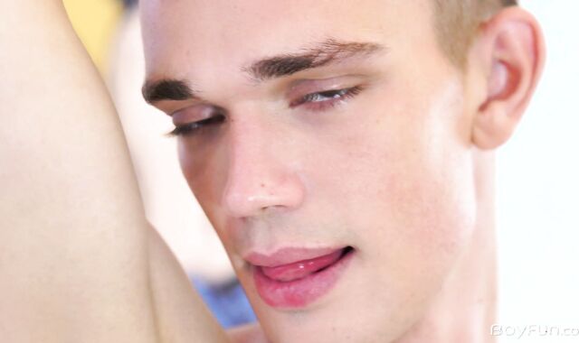 BoyFun: Angel Kade in shorts finds irresistible sex gig