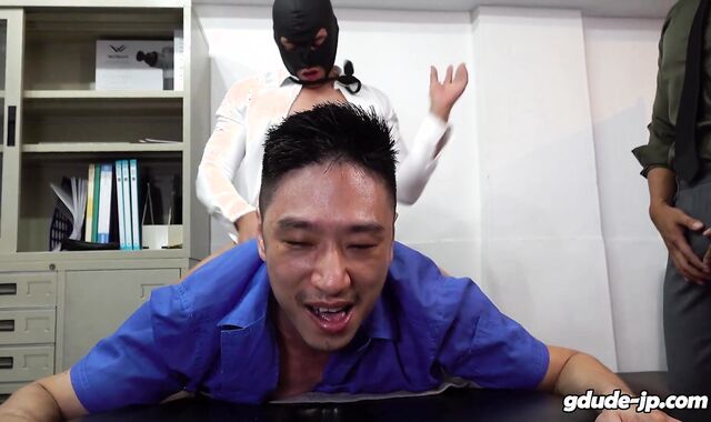 GDude-JP - Clothed In suit truly likes gang lovemaking