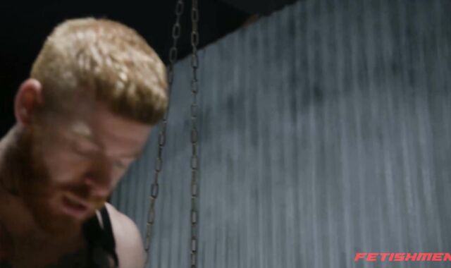 FetishMen: Raw Bennett Anthony rock-stiff wanking black shaft