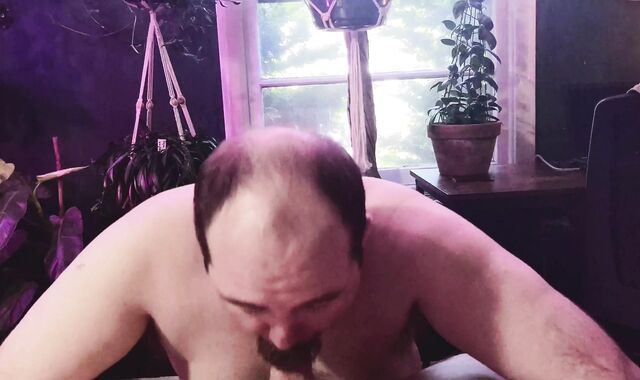 fancy Moustache Father gets Pumped Total Of trouser snake By Bearded Bubba Hairy Man Then Jerks And Gargles The jizm Out Of His cum-shotgun