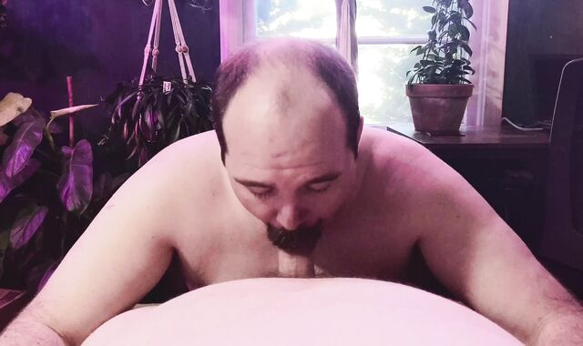 fancy Moustache Father gets Pumped Total Of trouser snake By Bearded Bubba Hairy Man Then Jerks And Gargles The jizm Out Of His cum-shotgun