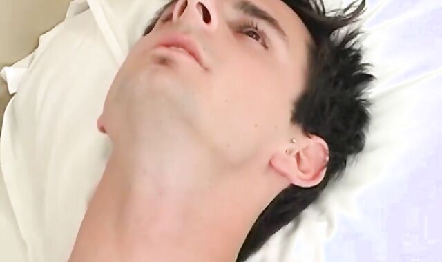 BangBangBoys: Latin Patrick draining uncut pinkish cigar