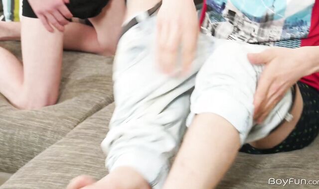 BoyFun - Victor Vittu with hairless VITALI KUTCHER money-shot