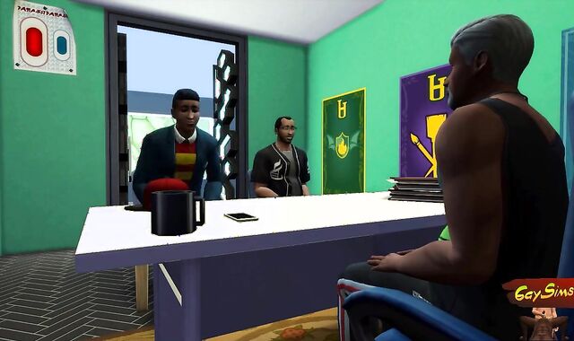 Pervert senior Fit coach Tricked And poked A jaw-dropping twink - WickedWhims