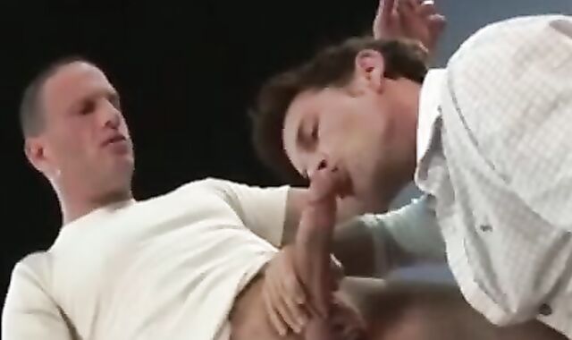 Dangled father bonks nubile naked In Torn wazoo Denim