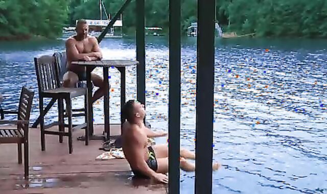 Stepson interchange - Dirk Caber and Luke Adams caboose Lovemaking