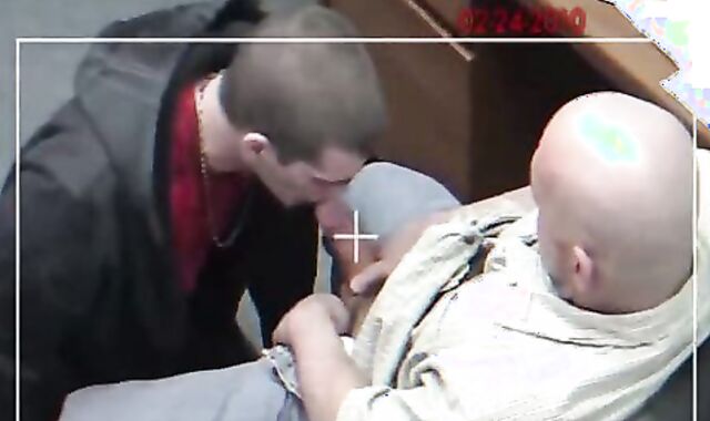 Officer Putting Delinquent Kid To Suckle