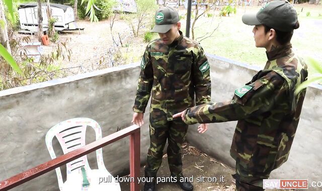 MilitaryDick - Hook-Up scene and military stud