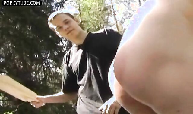 In The Woods drubbing twink And boned