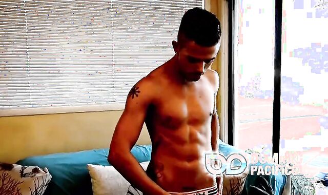 FetishMen: Turkish Turk Mason in denim jeans jizm shot on sofa