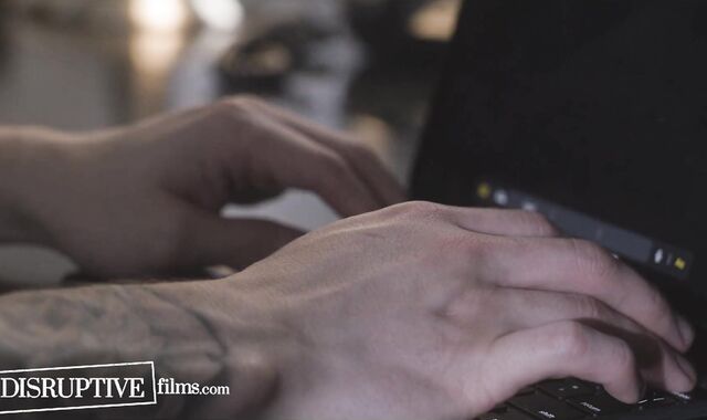 Trevor Brooks Finally Pummels Tattooed Muscle Wolf Coworker Zak Bishop - DisruptiveFilms