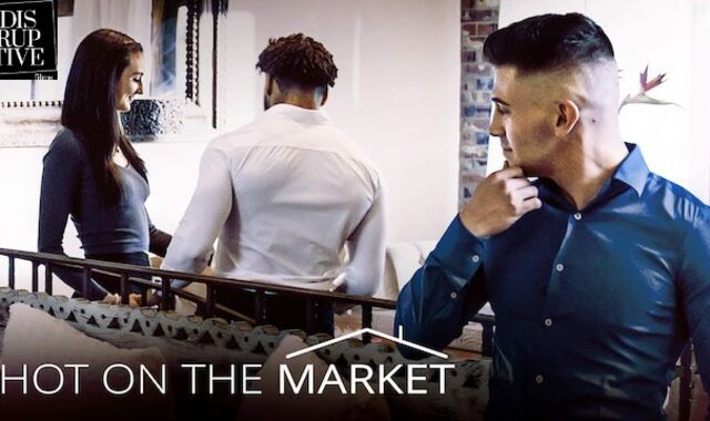 Real Estate Agent Tears Up Hunky Mansion Buyer With Wife in Other Apartment - DisruptiveFilms