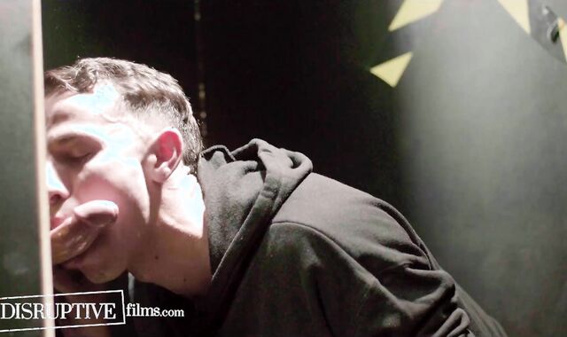 Lovemaking Bar Janitor Finds Surprise When Cleaning Gloryhole - Des Irez, Mason Lear - DisruptiveFilms