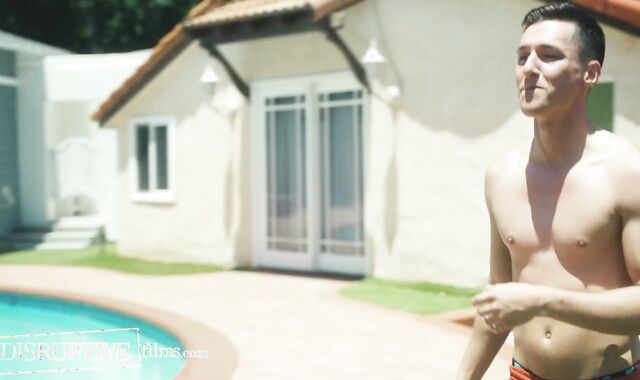 Stepdad Catches Insatiable Stepson Tristan Hunter Draining Off - DisruptiveFilms