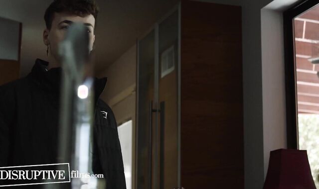 Bound Up Twunk Lets Go and Submits To Super-Naughty Fellow - Adam Ramzi, Troye Jacobs - DisruptiveFilms