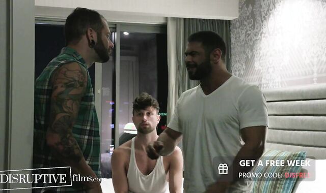 'Who Tears Up Me Roughest?' Bottom Boy's Lovers Fight For His Bootie - DisruptiveFilms
