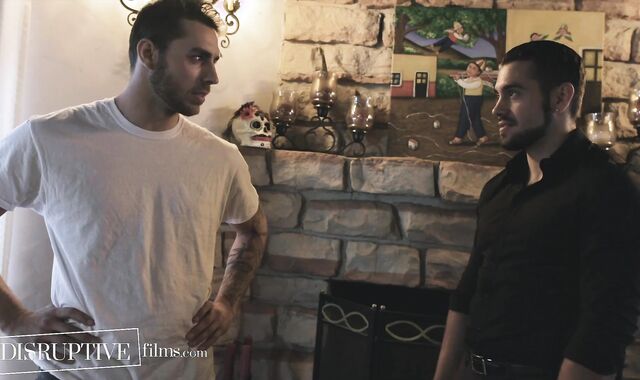 Bankrupt Maniac Deepthroats & Pummels Stepbrother For Place To Stay - DisruptiveFilms