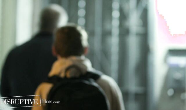 DisruptiveFilms - Virgin Twink Shares The Bed With Elderly Buddy Of The Family