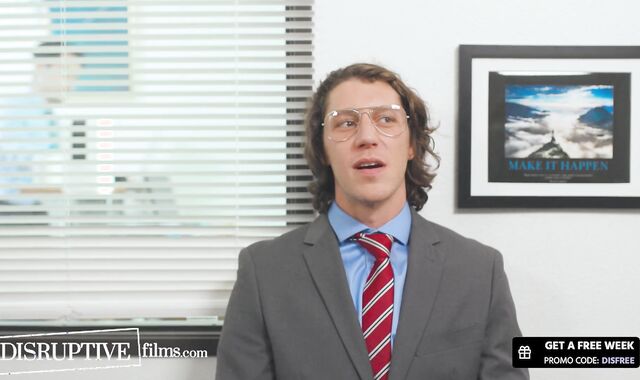 Clumsy Hunk Finally Tears Up Chief At Work - The Office Gay Parody - Disruptive