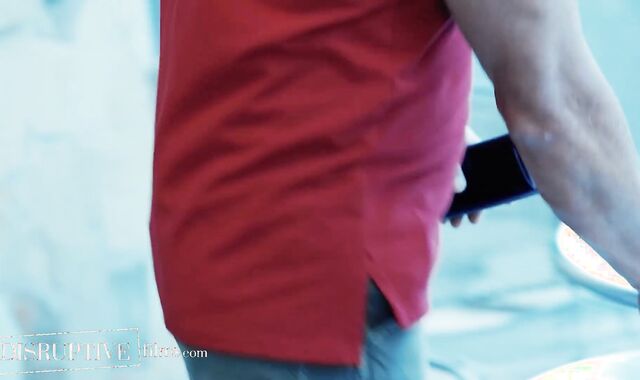 Helpful Step-Father Assists Injured Son-In-Law in Showering & Getting Off - DisruptiveFilms