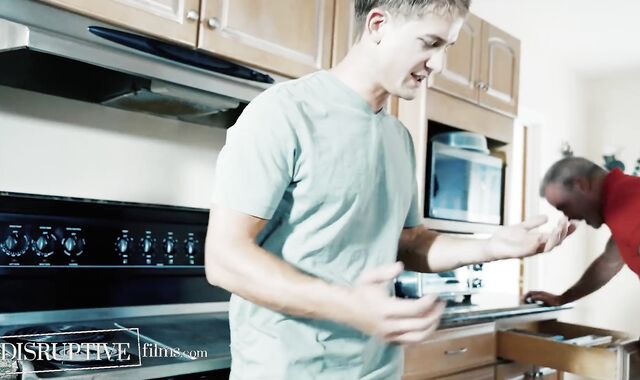 Helpful Step-Father Assists Injured Son-In-Law in Showering & Getting Off - DisruptiveFilms