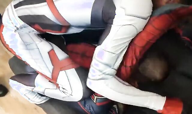 big fellow-meat Superheroes without a protection trio