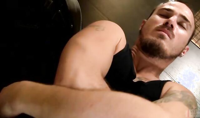 heterosexual Parolee receives wedged raw