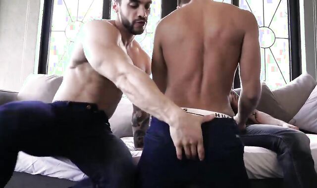 teenager Dominated And Barefucked By two studs