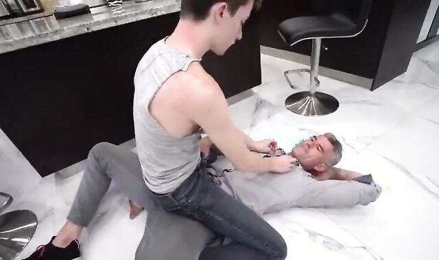 school-elderly age teenager receives Barebacked By His Step daddy