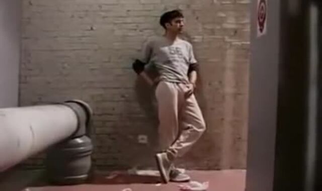 Baseballers Balling With muscular Bat