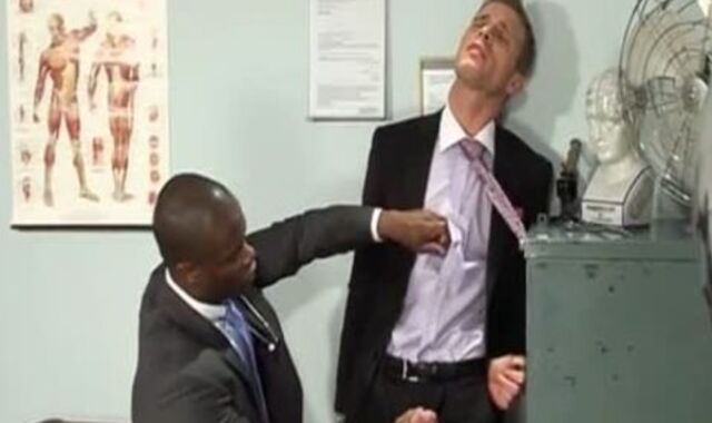 darksome And White Office Workers