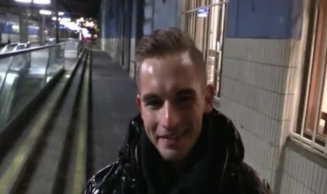 rigid torn faggot lad Working Out At The Gym