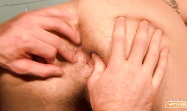 Next Door Originals: Caucasian getting facial cumshot jizz flow