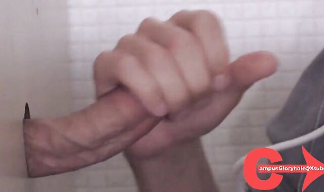 Campus Gloryhole 90 Knew What that stud Desired