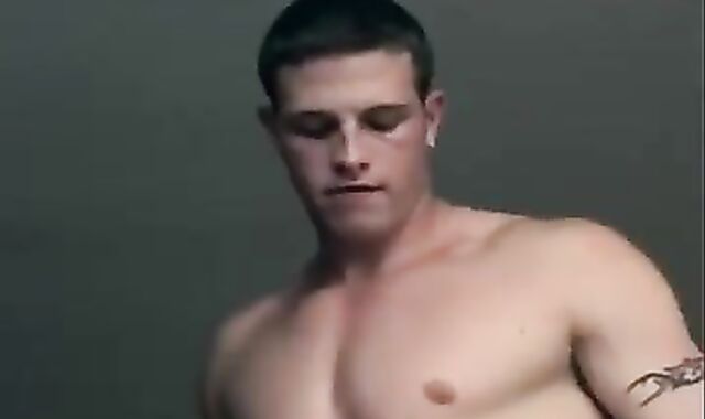 Muscle men In Motel Guest Bedroom drilling And cum shot