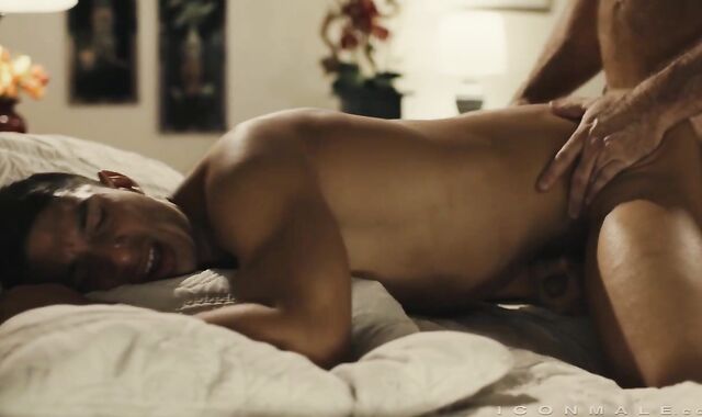 IconMale - Rock Stiff slamming amongst tattooed american hairy man Jim Fit