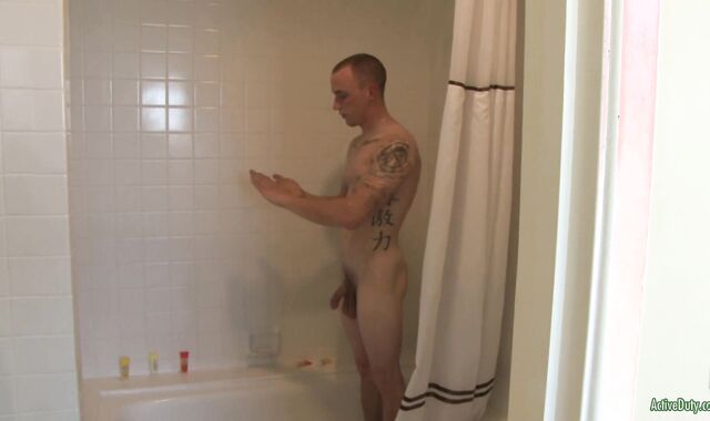 Activeduty - Muscled Scott no love glove boinked firm