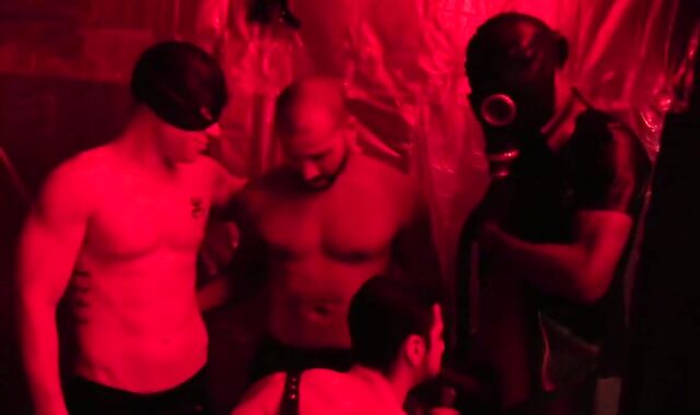 DarkRoom - poke And chap Handle The Pig