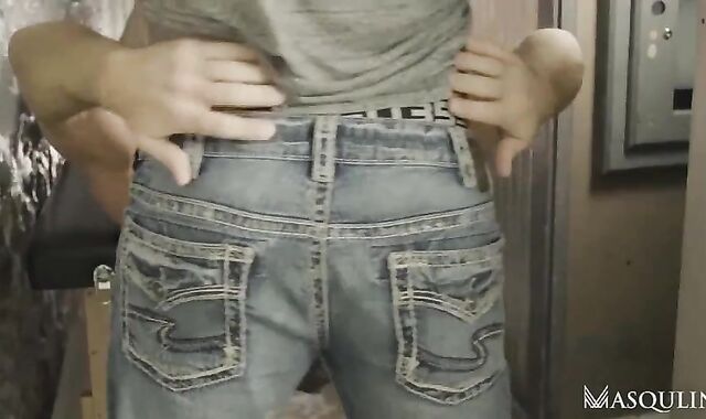 Markus Kage poke Alex Mecum Eyes Covered And backside Up