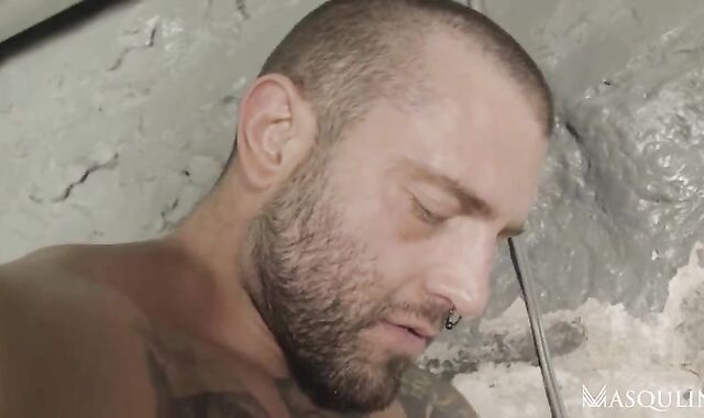 Markus Kage poke Alex Mecum Eyes Covered And backside Up