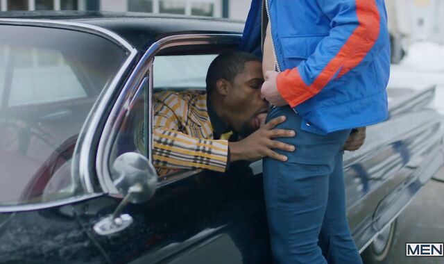 Tom Of Finland: Service Station: sans a protection - Ricky Roman & River Wilson American Romp