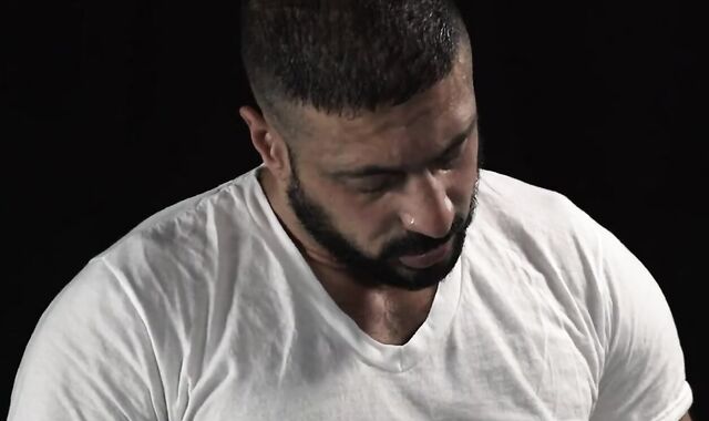 Buff Bearded Priest Barebacks A youngster's aperture