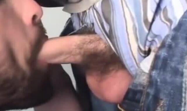 Bearded Homosexual Likes Giving fellate job To His Heterosexual ally.