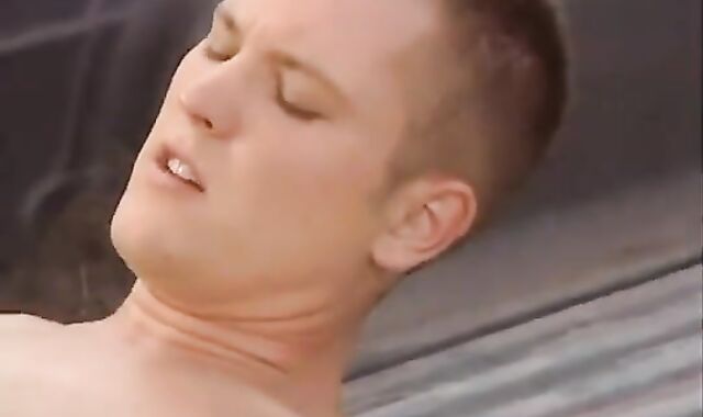 Lad fellow group bang-out in the farm