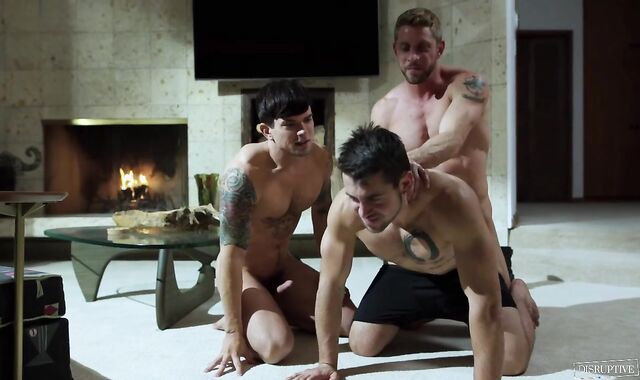 DisruptiveFilms: Blondie haired Dakota Payne gets slamming rock-rigid