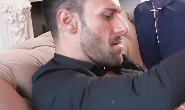 Ruslan Angelo Rides Gustavo Cruz’s XXL Uncut lollipop