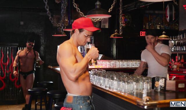 Tom Of Finland: Leather Club Initiation - Dirk Caber and Kurtis Wolfe American Bang-Out