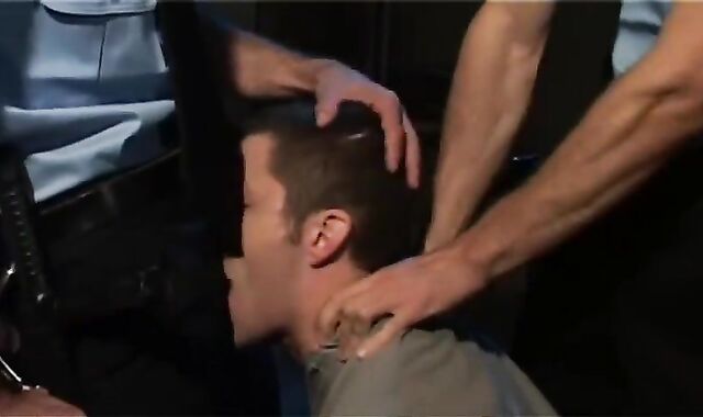 teenie penetrated By two Prison Officers